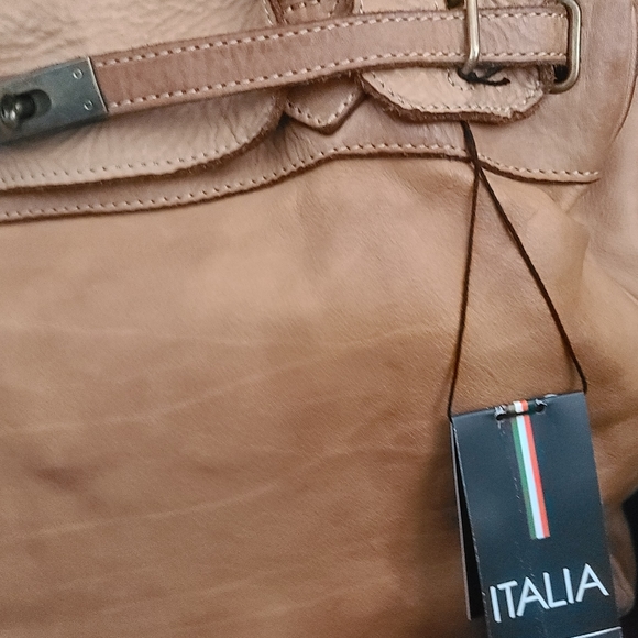 MAXIMA Leather Lady Like Washed Shoulder Bag Couo - Picture 8 of 9